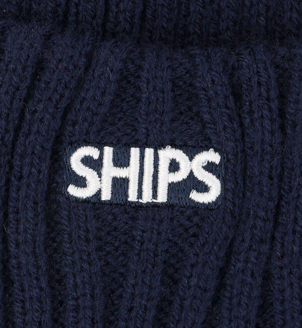 SHIPS KIDS「SHIPS KIDS:フェイクファー フラップ ワッチ」|ニット帽|