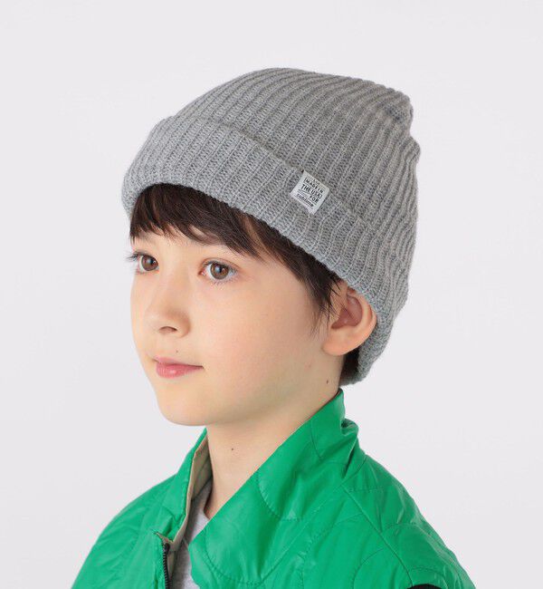SHIPS KIDS「SUBLIME:リブ ニット ワッチキャップ」|ニット帽|ライトグレー