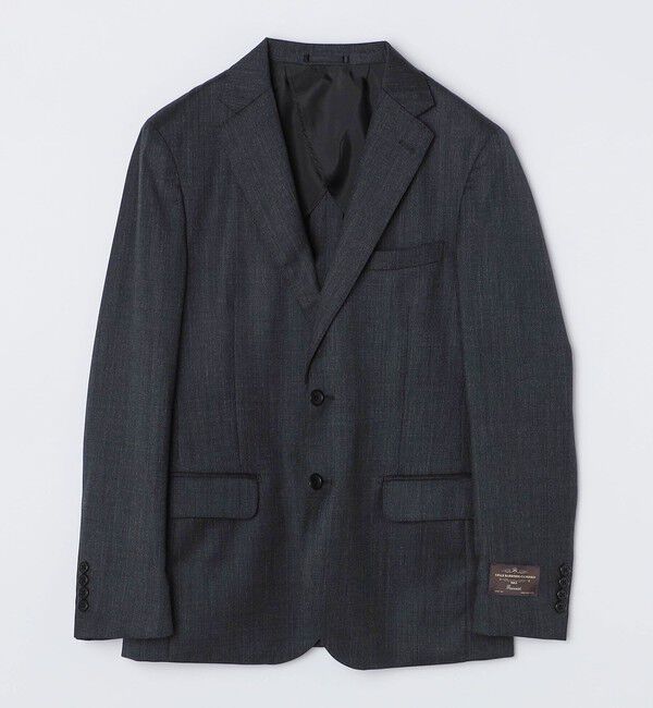SHIPS Colors 「SHIPS Colors:CANONICO PERENNIAL ジャケット(セットアップ対応可能)」|テーラードジャケット|ブラック