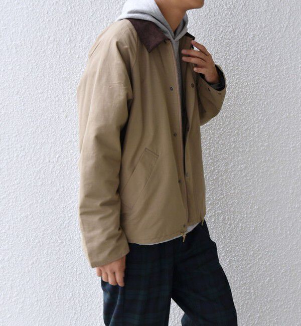 SHIPS any「【SHIPS any 別注】Bollington: ショート ハンティングジャケット 25SS◇」|ブルゾン・スタジャン|