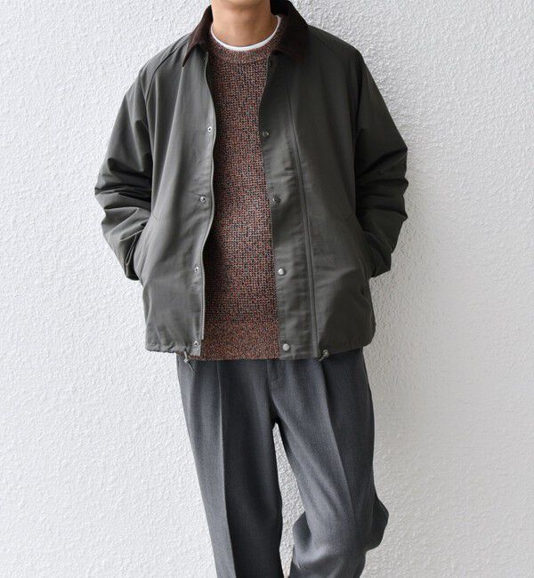 SHIPS any「【SHIPS any 別注】Bollington: ショート ハンティングジャケット 25SS◇」|ブルゾン・スタジャン|