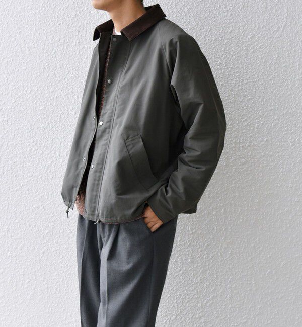 SHIPS any「【SHIPS any 別注】Bollington: ショート ハンティングジャケット 25SS◇」|ブルゾン・スタジャン|