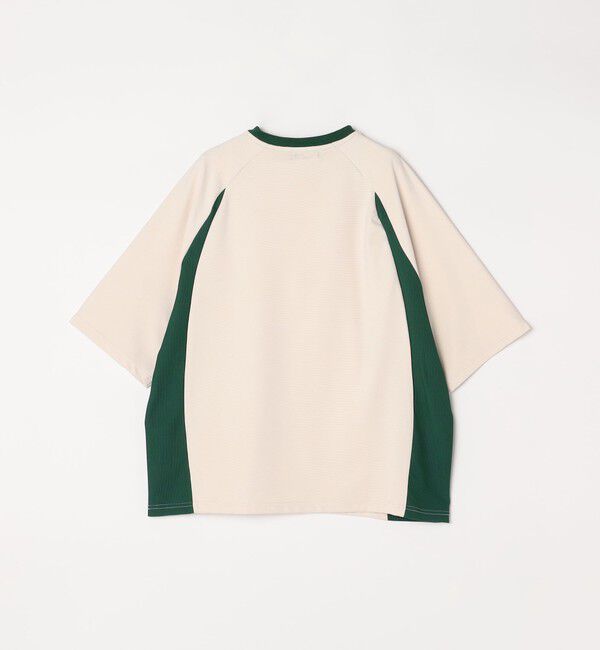 SHIPS any「SHIPS any:〈洗濯機可能〉リブ パネル スポーティー ジャージー Tシャツ◇」|Tシャツ・カットソー|