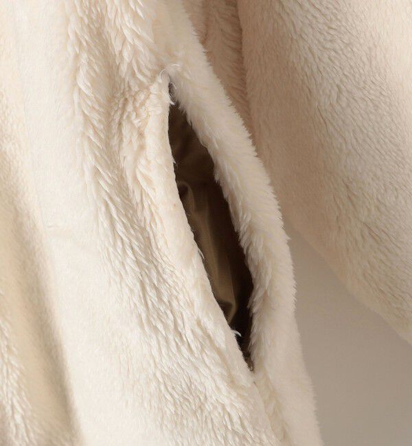 SHIPS KIDS「SHIPS KIDS:100～130cm/〈洗濯機可能〉ボア&times;キルティング リバーシブル ブルゾン」|ブルゾン・スタジャン|