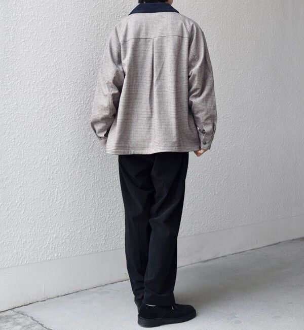 SHIPS any「【SHIPS any別注】Bollington: ウールサキソニー チェック ショート ハンティングジャケット◇」|ブルゾン・スタジャン|