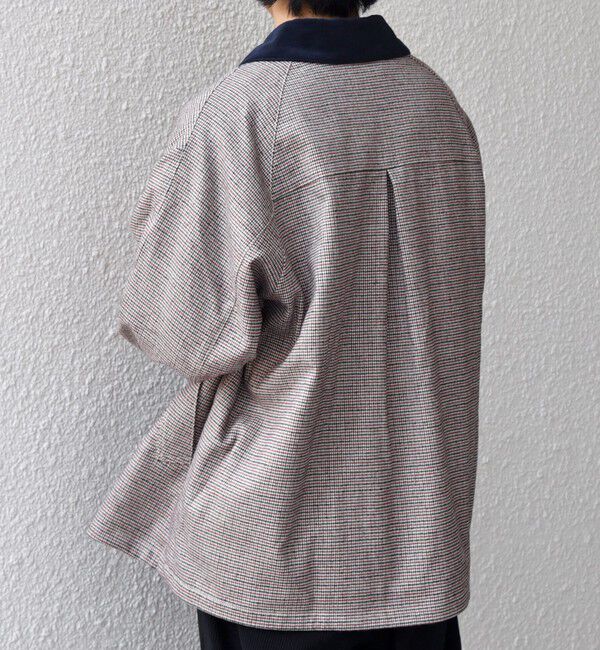 SHIPS any「【SHIPS any別注】Bollington: ウールサキソニー チェック ショート ハンティングジャケット◇」|ブルゾン・スタジャン|