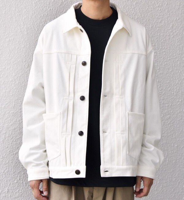 SHIPS any「SHIPS any:〈洗濯機可能〉SOLOTEX(R) コーデュロイ トラック ブルゾン(セットアップ対応)◇」|ブルゾン・スタジャン|