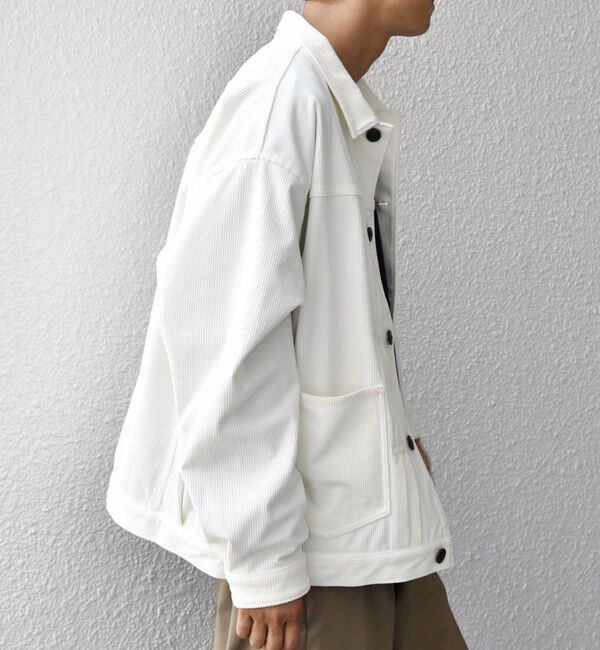 SHIPS any「SHIPS any:〈洗濯機可能〉SOLOTEX(R) コーデュロイ トラック ブルゾン(セットアップ対応)◇」|ブルゾン・スタジャン|