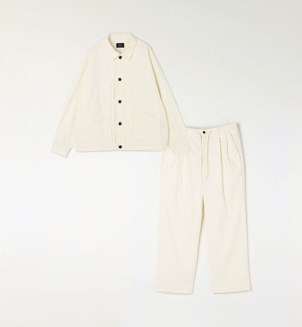 SHIPS any「SHIPS any:〈洗濯機可能〉SOLOTEX(R) コーデュロイ トラック ブルゾン(セットアップ対応)◇」|ブルゾン・スタジャン|