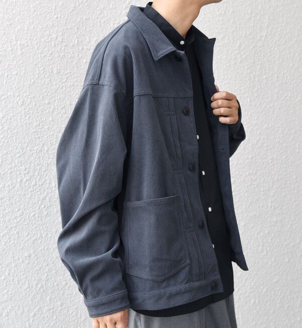 SHIPS any「SHIPS any:〈洗濯機可能〉SOLOTEX(R) コーデュロイ トラック ブルゾン(セットアップ対応)◇」|ブルゾン・スタジャン|