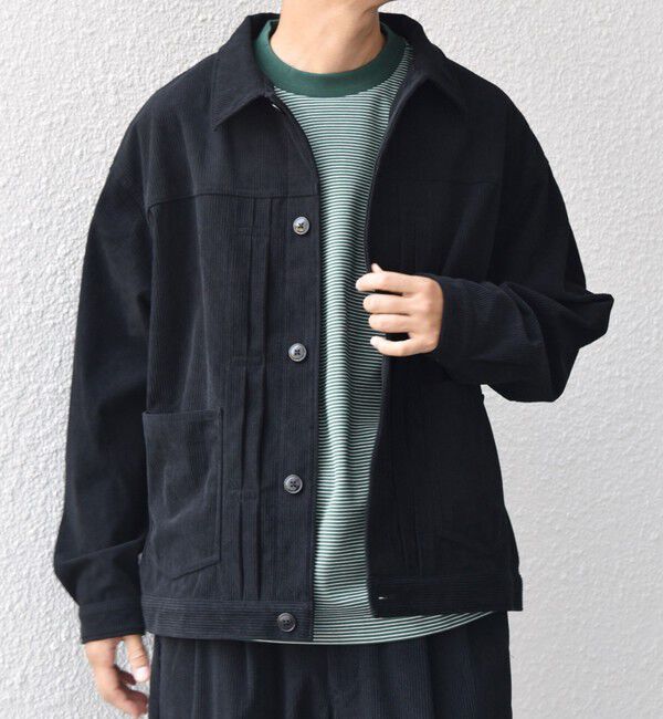SHIPS any「SHIPS any:〈洗濯機可能〉SOLOTEX(R) コーデュロイ トラック ブルゾン(セットアップ対応)◇」|ブルゾン・スタジャン|