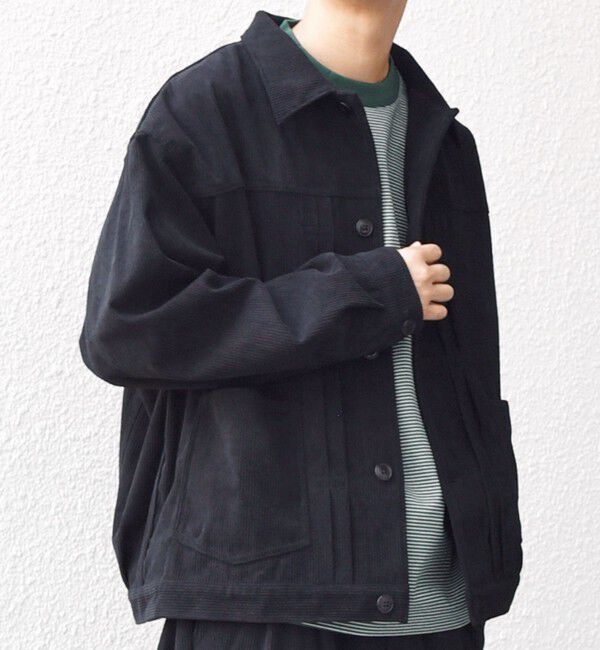 SHIPS any「SHIPS any:〈洗濯機可能〉SOLOTEX(R) コーデュロイ トラック ブルゾン(セットアップ対応)◇」|ブルゾン・スタジャン|