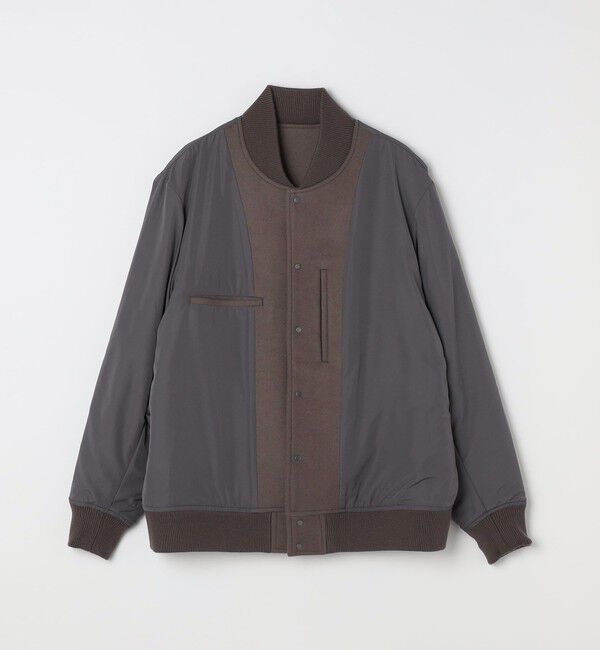 SHIPS any「SHIPS any: PURE WOOL MELTON スタジアム ブルゾン (スタジャン)◇」|ブルゾン・スタジャン|