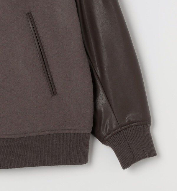 SHIPS any「SHIPS any: PURE WOOL MELTON スタジアム ブルゾン (スタジャン)◇」|ブルゾン・スタジャン|