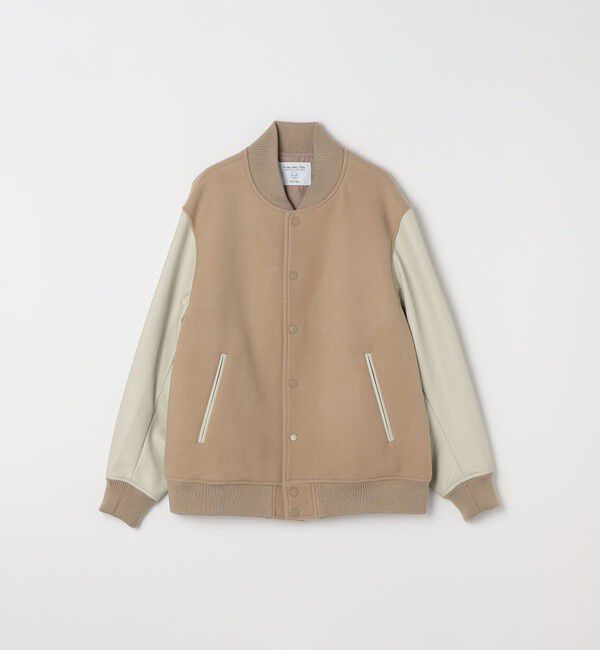 SHIPS any「SHIPS any: PURE WOOL MELTON スタジアム ブルゾン (スタジャン)◇」|ブルゾン・スタジャン|