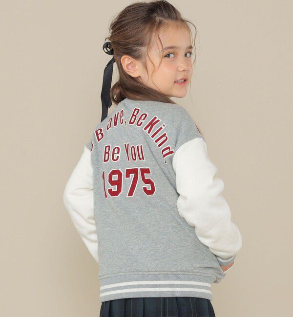 SHIPS KIDS「SHIPS KIDS:100～130cm/スタジアム ジャケット」|ブルゾン・スタジャン|
