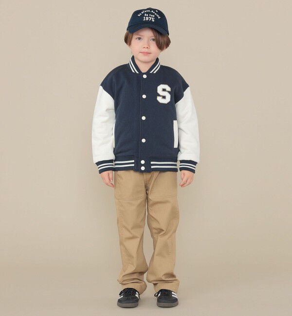 SHIPS KIDS「SHIPS KIDS:100～130cm/スタジアム ジャケット」|ブルゾン・スタジャン|