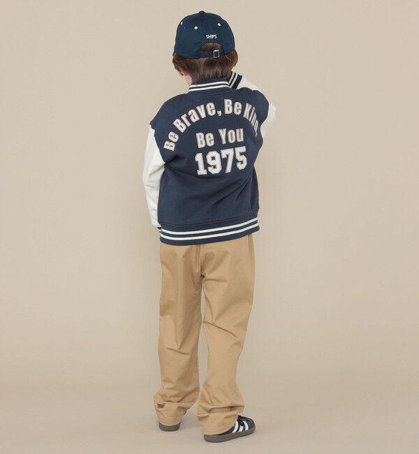 SHIPS KIDS「SHIPS KIDS:100～130cm/スタジアム ジャケット」|ブルゾン・スタジャン|