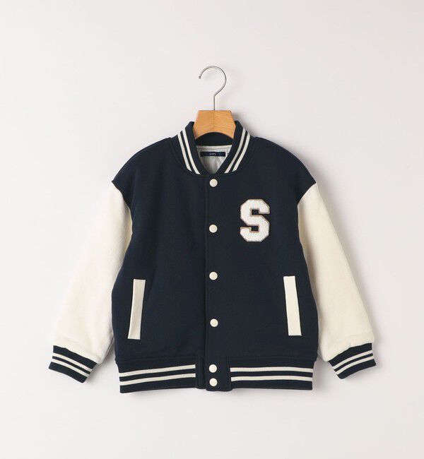 SHIPS KIDS「SHIPS KIDS:100～130cm/スタジアム ジャケット」|ブルゾン・スタジャン|
