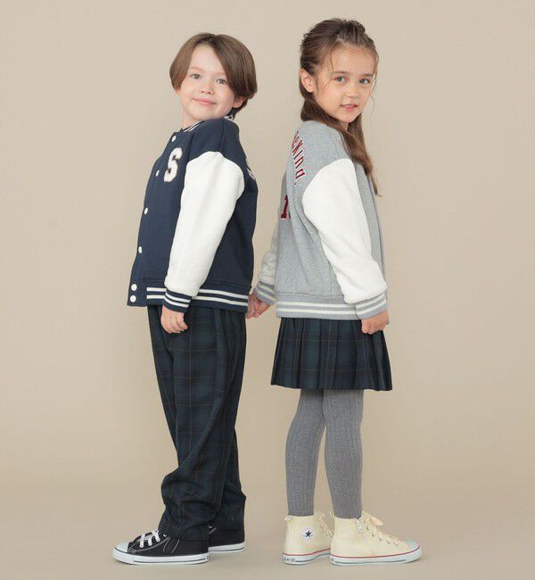 SHIPS KIDS「SHIPS KIDS:100～130cm/スタジアム ジャケット」|ブルゾン・スタジャン|