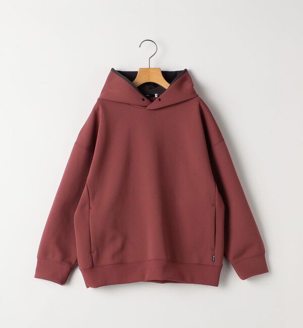 SHIPS KIDS「SHIPS KIDS:140～160cm /〈吸水速乾・抗菌・防臭〉ダブル ニット フード パーカ」|パーカー|エンジ