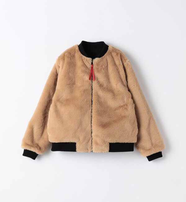 SHIPS Colors 「SHIPS Colors:90～140cm / ボア ボマー ジャケット◇」|ブルゾン・スタジャン|