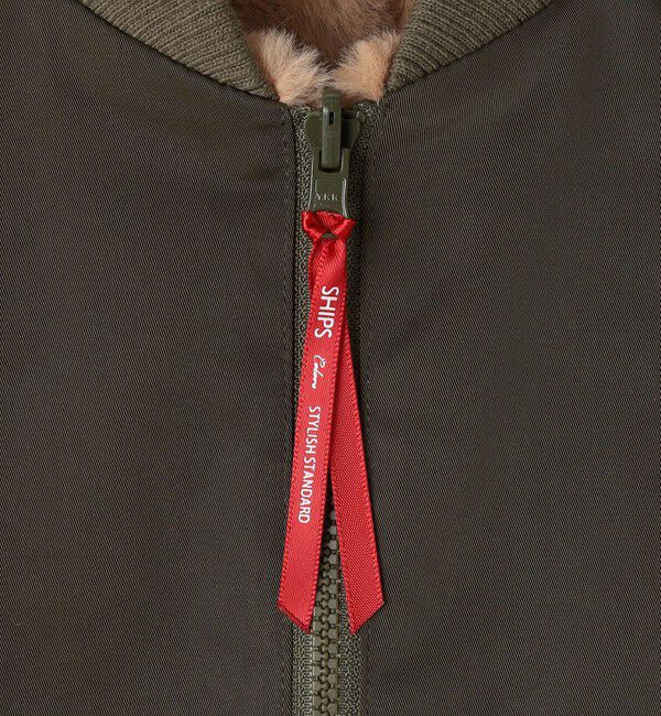 SHIPS Colors 「SHIPS Colors:90～140cm / ボア ボマー ジャケット◇」|ブルゾン・スタジャン|