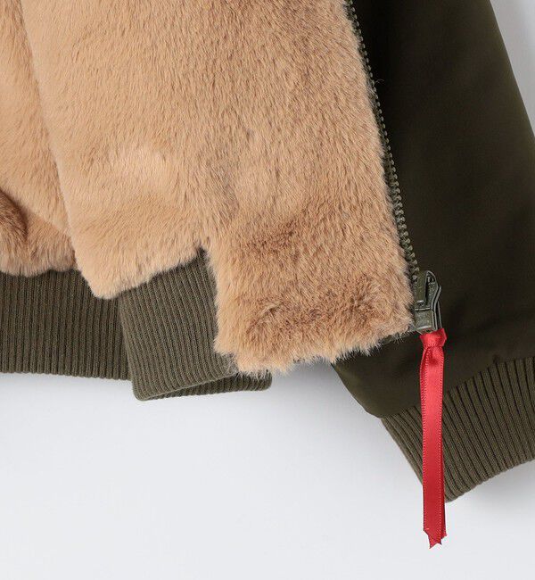 SHIPS Colors 「SHIPS Colors:90～140cm / ボア ボマー ジャケット◇」|ブルゾン・スタジャン|