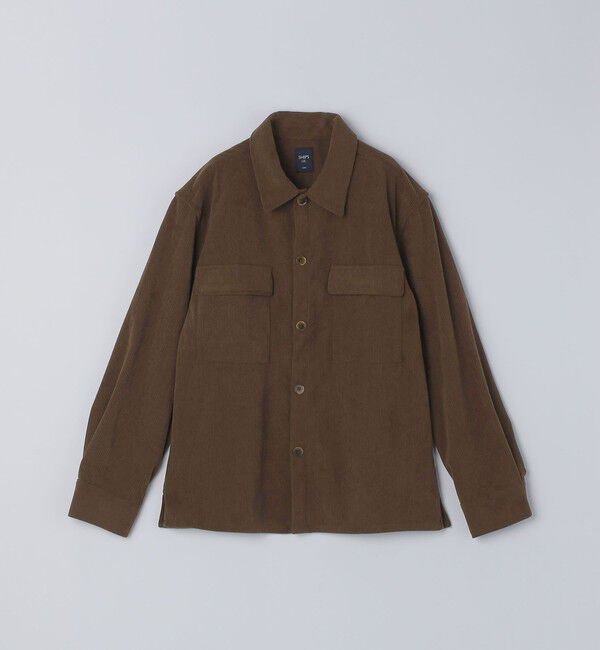 SHIPS Colors 「SHIPS Colors:〈洗濯機可能〉コーデュロイ CPO シャツジャケット」|ブルゾン・スタジャン|