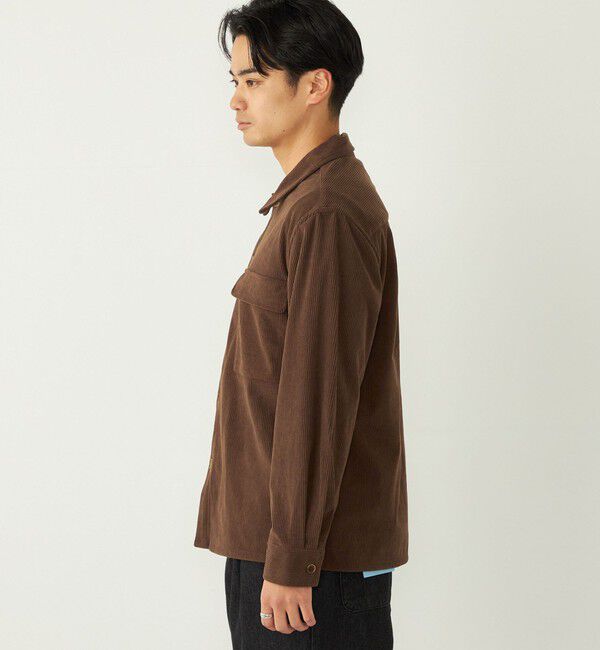 SHIPS Colors 「SHIPS Colors:〈洗濯機可能〉コーデュロイ CPO シャツジャケット」|ブルゾン・スタジャン|