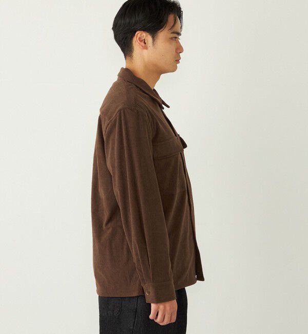 SHIPS Colors 「SHIPS Colors:〈洗濯機可能〉コーデュロイ CPO シャツジャケット」|ブルゾン・スタジャン|