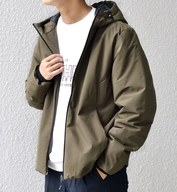 SHIPS any「【WEB限定】SHIPS any:〈撥水/防風/洗濯機可能〉オールウェザー SORONA(R) 中綿 フード ブルゾン◇」|ブルゾン・スタジャン|