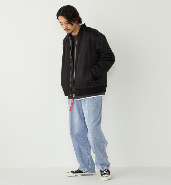 SHIPS Colors 「SHIPS Colors:〈撥水〉ボア ボマー ジャケット」|ブルゾン・スタジャン|