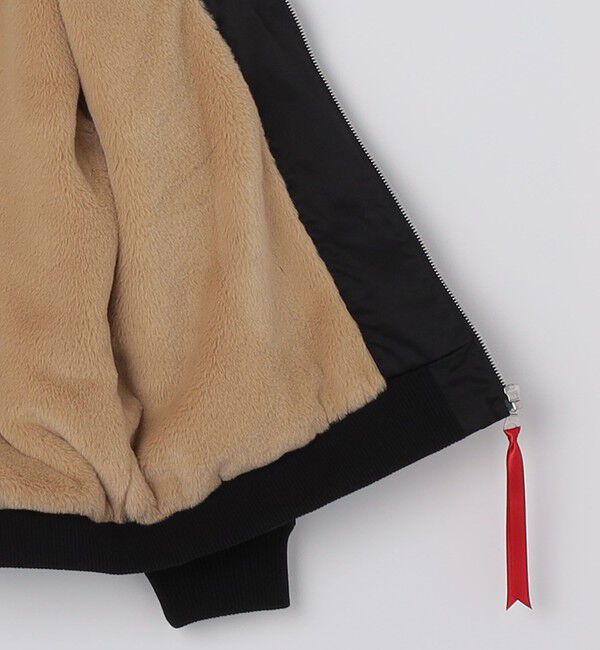 SHIPS Colors 「SHIPS Colors:〈撥水〉ボア ボマー ジャケット」|ブルゾン・スタジャン|