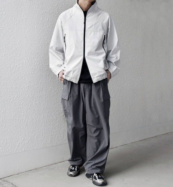 SHIPS any「SHIPS any:〈撥水加工〉タスラン SOLOTEX(R) トラック ジップ ブルゾン(セットアップ対応)◇」|ブルゾン・スタジャン|