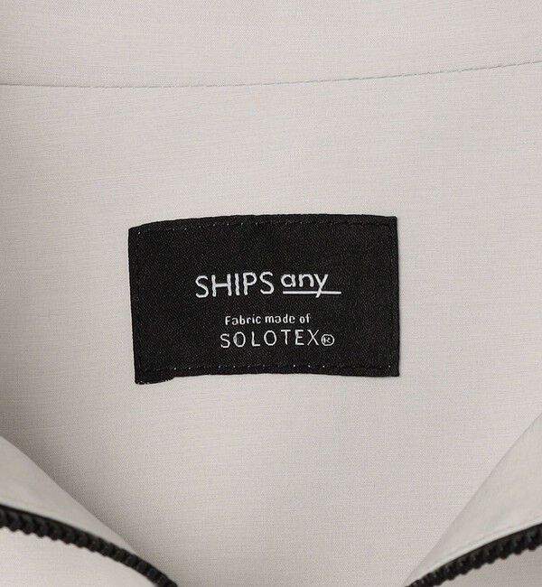 SHIPS any「SHIPS any:〈撥水加工〉タスラン SOLOTEX(R) トラック ジップ ブルゾン(セットアップ対応)◇」|ブルゾン・スタジャン|