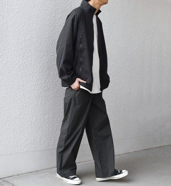 SHIPS any「SHIPS any:〈撥水加工〉タスラン SOLOTEX(R) トラック ジップ ブルゾン(セットアップ対応)◇」|ブルゾン・スタジャン|