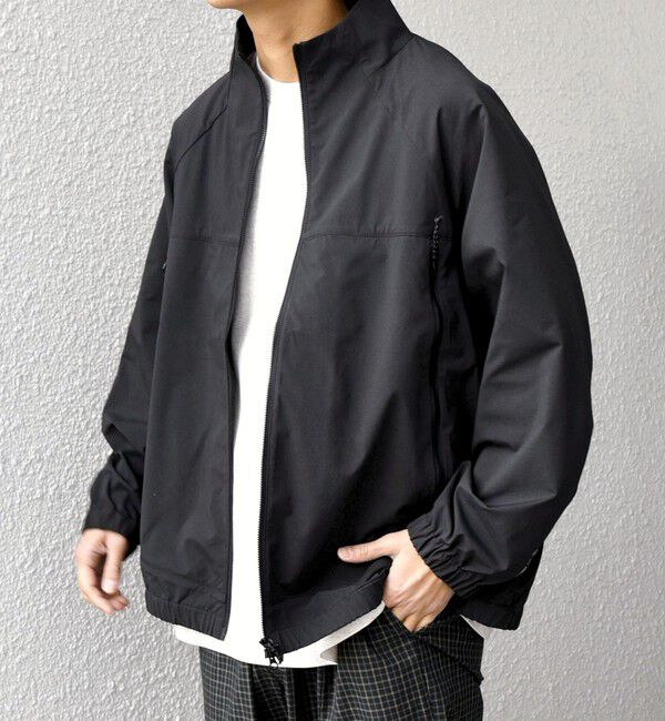 SHIPS any「SHIPS any:〈撥水加工〉タスラン SOLOTEX(R) トラック ジップ ブルゾン(セットアップ対応)◇」|ブルゾン・スタジャン|