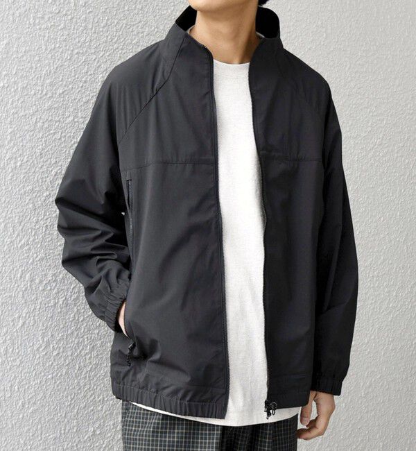 SHIPS any「SHIPS any:〈撥水加工〉タスラン SOLOTEX(R) トラック ジップ ブルゾン(セットアップ対応)◇」|ブルゾン・スタジャン|