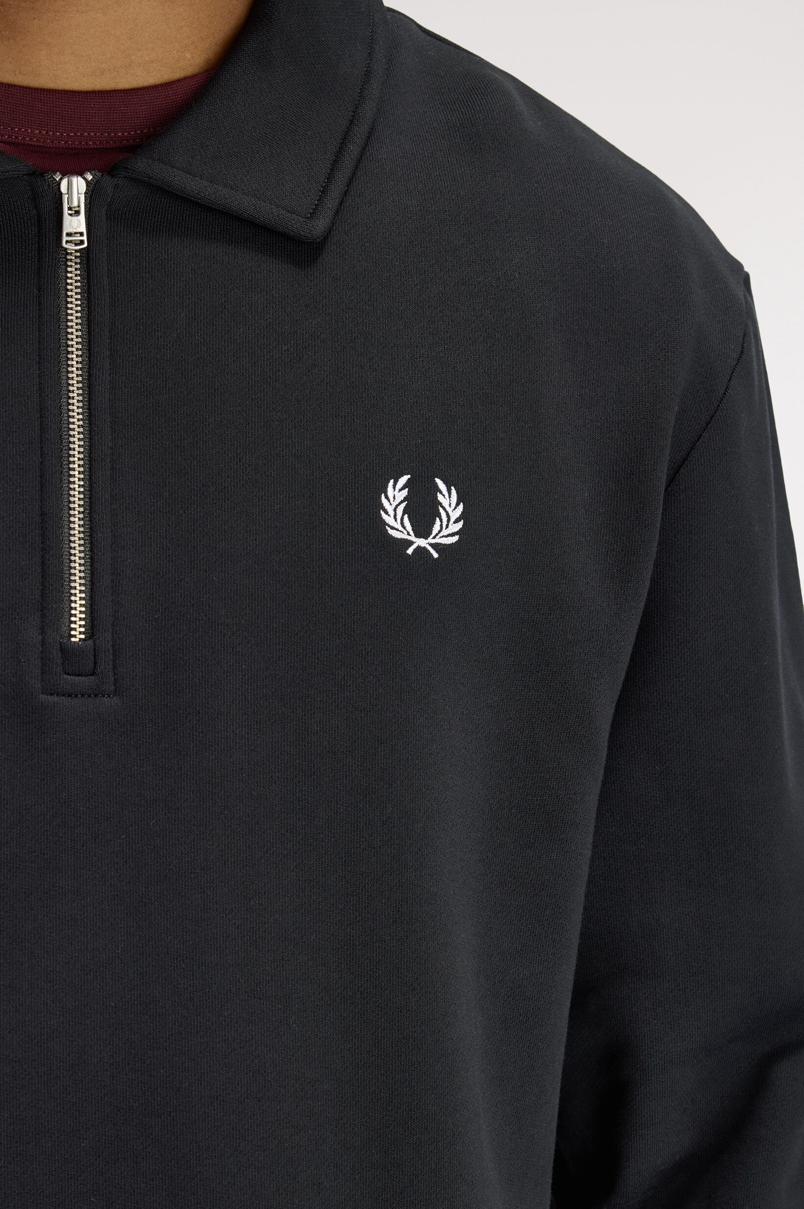FRED PERRY 「Half Zip Collared Sweatshirt」|スウェット・ジャージ|