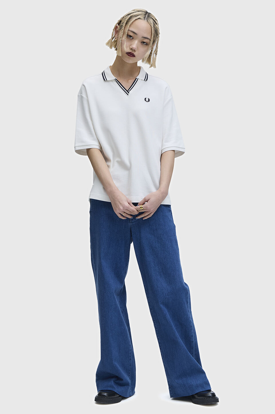 FRED PERRY 「Open Collar Tipped Polo Shirt」|Tシャツ・カットソー|