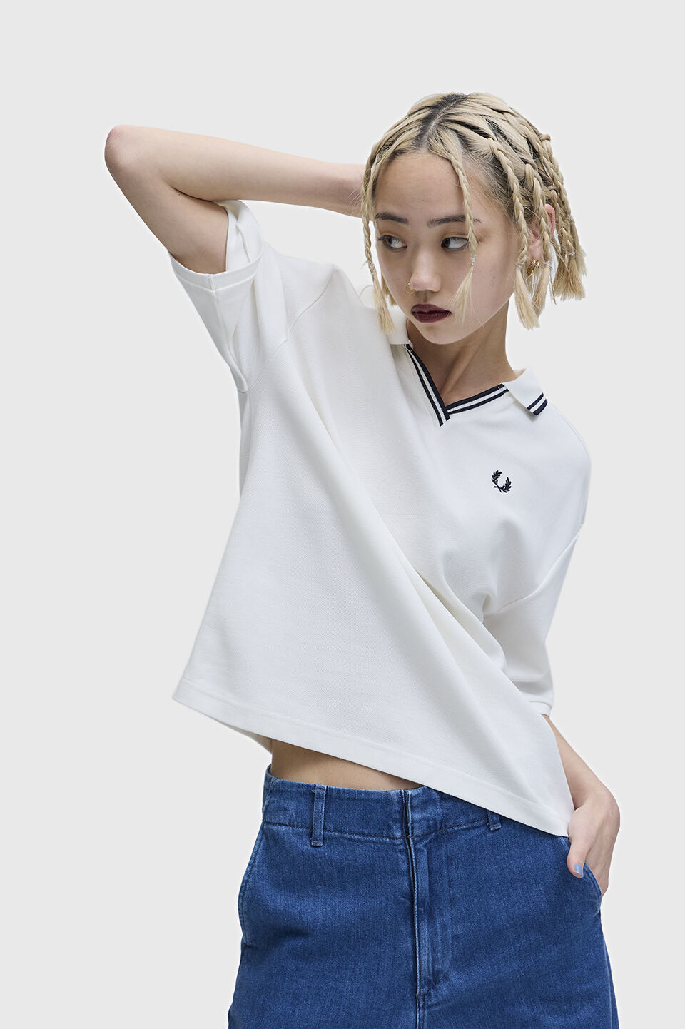 FRED PERRY 「Open Collar Tipped Polo Shirt」|Tシャツ・カットソー|
