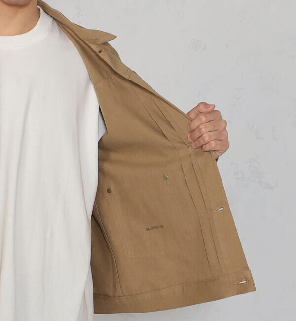 GALERIE VIE「オーガニックコットンツイル ブルゾン」|ブルゾン・スタジャン|
