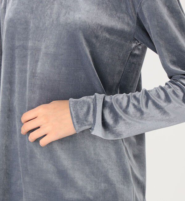 BACCA「ベロアジャージー オーバーカットソー」|Tシャツ・カットソー|