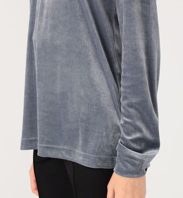 BACCA「ベロアジャージー オーバーカットソー」|Tシャツ・カットソー|