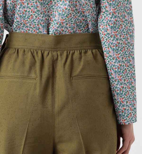 BACCA「コットンレーヨンネップツイード パンツ」|チノ|