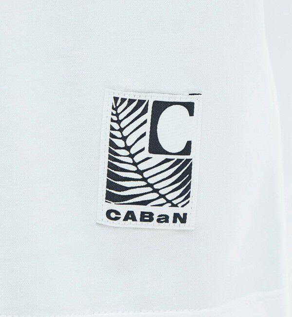 CABaN「CABaN スビンコットン BIRDプリントTシャツ」|Tシャツ・カットソー|