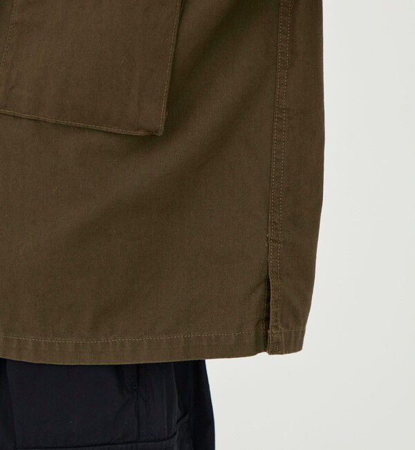 GALERIE VIE「ストーンウェーブコットン サファリシャツ」|ブルゾン・スタジャン|