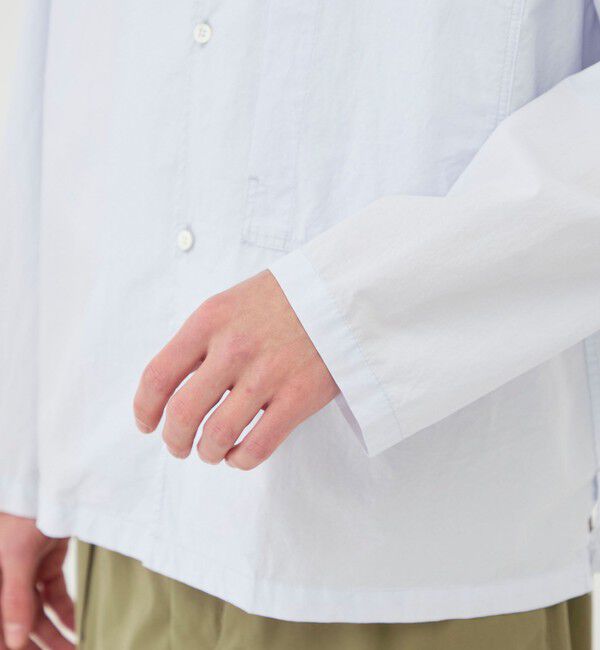 GALERIE VIE「クリスプライトコットン シャツブルゾン」|ブルゾン・スタジャン|