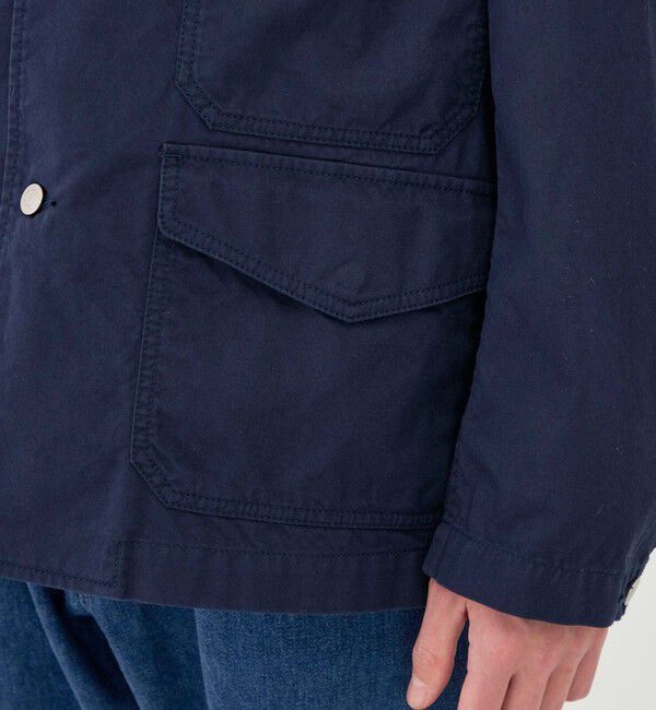 GALERIE VIE「ノンマーセライズドコットン ハンティングジャケット」|ブルゾン・スタジャン|